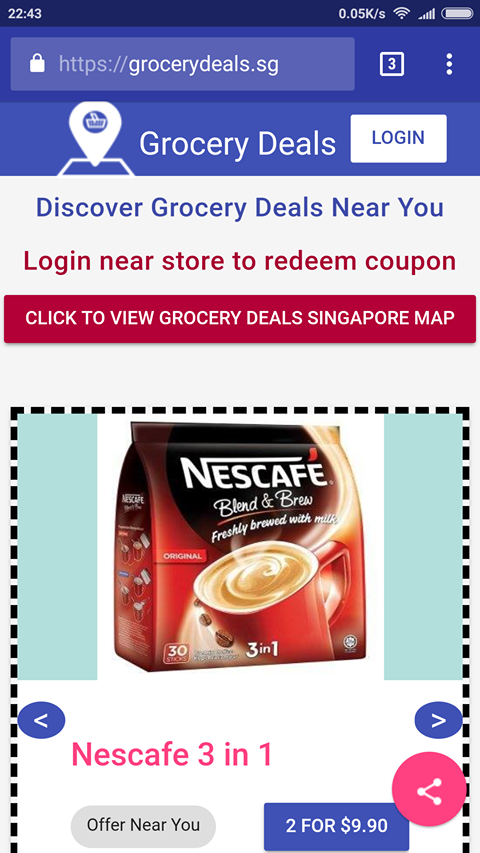 grocery deals screenshot